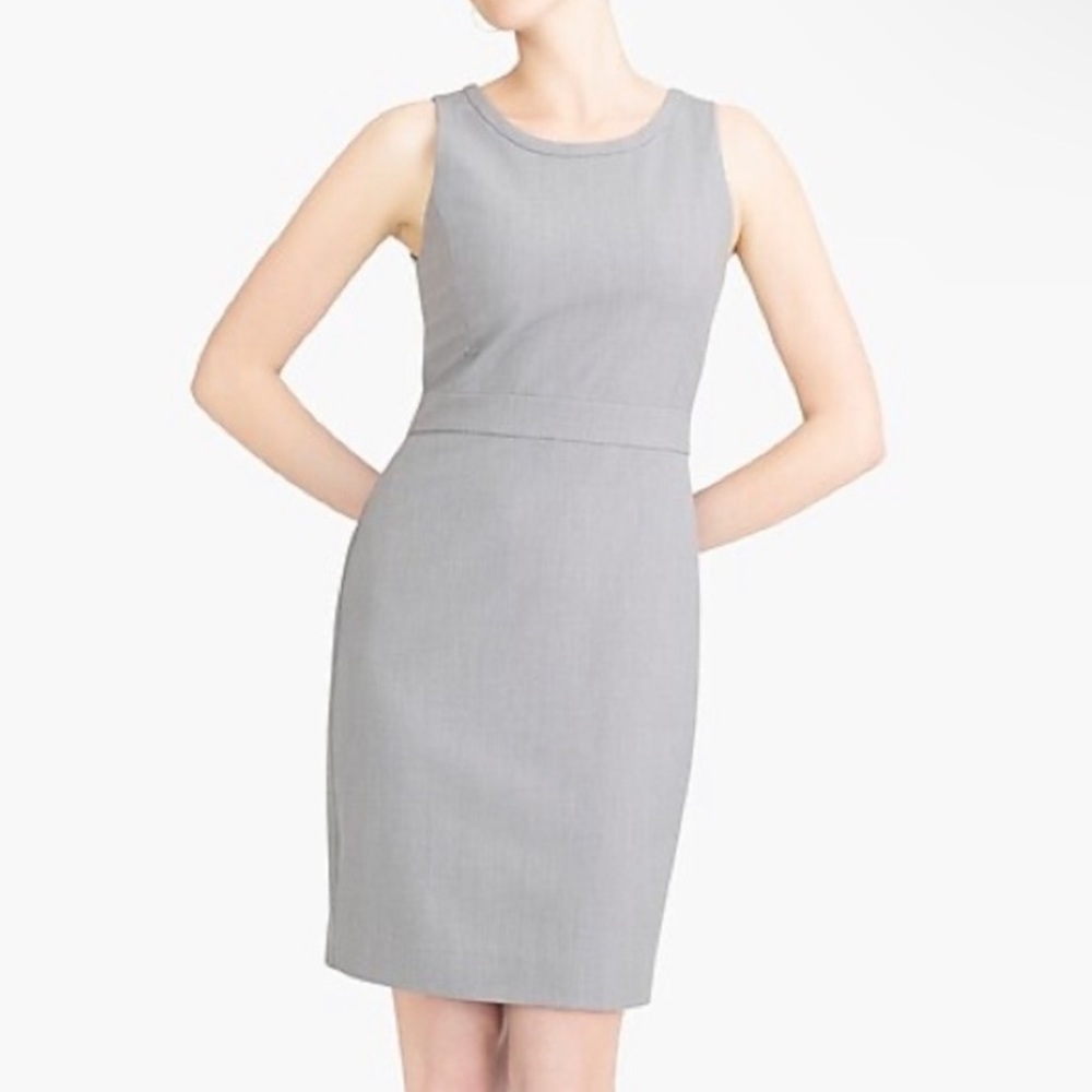 J. Crew Factory Gray Sleeveless Dress